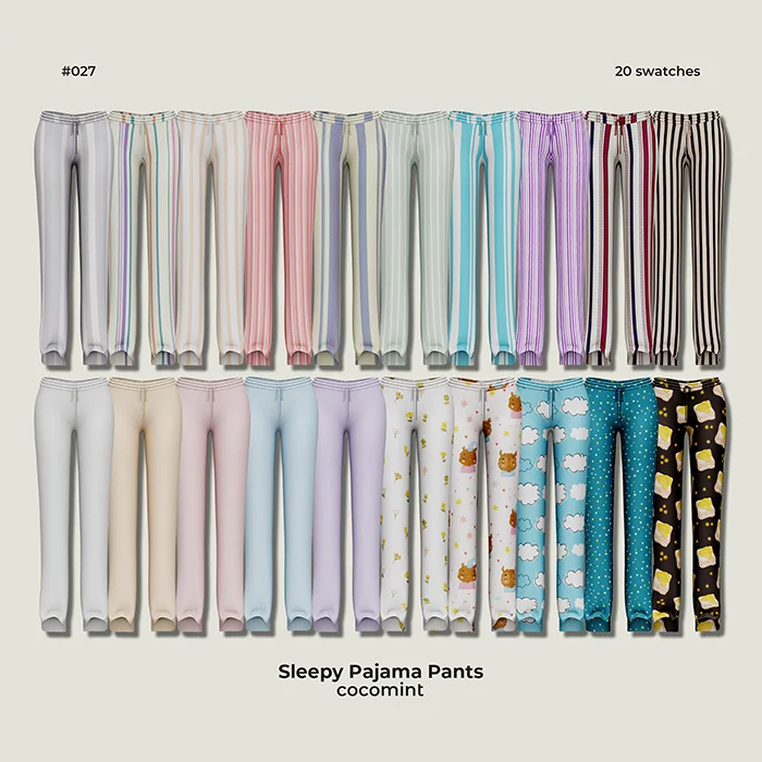 Галерея мода Сет пижам Sleepy Pajama Set #1